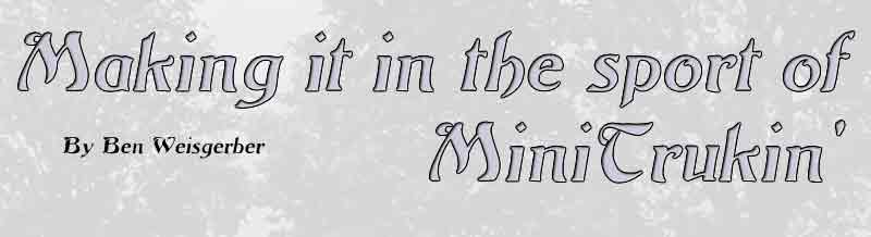 Making it in the sport....