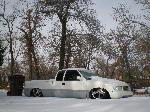 truck in the sno
