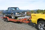I bought this truck in northern cali' for 3K. it was a running, drivable '67 shortbed.
