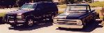My old Tahoe and My 67 (before I tore it down)