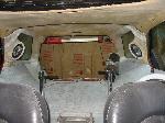 some speakers in the rear pillars