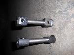 new upper control arm cross shafts