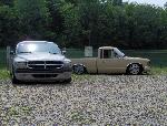 nissan and my buddys dakota