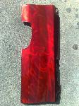 dash bare metal then powder coated candy red