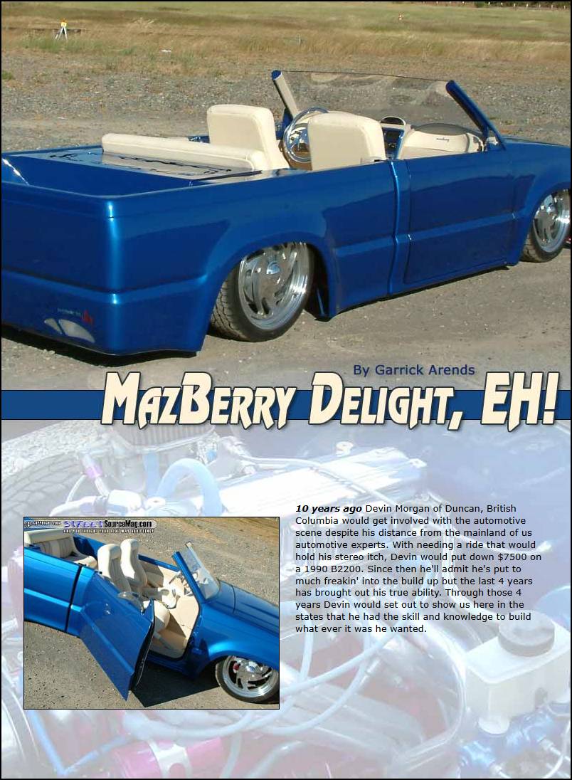 MazBerry Delight, EH!